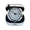 SQUARE STAINLESS STEEL TRAVEL ALARM CLOCK