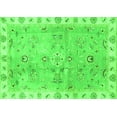 thumbnail image 1 of Ahgly Company Indoor Rectangle Oriental Green Traditional Area Rugs, 7' x 10', 1 of 4