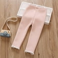 thumbnail image 3 of BULLPIANO Infant Girls Leggings Fleece Lined Trousers Kids Warm Legging Pants 0-4 Years, 3 of 8
