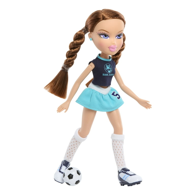 Bratz Muñeca de Moda Play Sportz Roxxi (Fútbol) con Accesorios