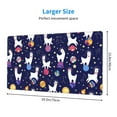 thumbnail image 2 of Salouo Lama in Space Print Large Mouse Pad,Extended Mat Desk Pad, 3mm Thick Mice Pad Desk Mat Big Desk Pad for Work, Game, Office, Home -16 x 29.5in, 2 of 8