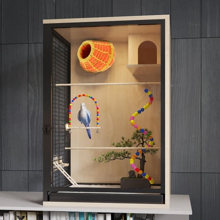 RENACLIPY Outdoor and Indoor Cotton Rope Woven Bird Nest Orange Bird Sleeping Bed and Shelter RENACLIPY Outdoor and Indoor Cotton Rope Woven Bird Nest Orange Bird Sleeping Bed and Shelter