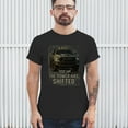 thumbnail image 4 of The Power Has Shifted T-shirt 702HP American Pickup Truck Offroad Muscle 4x4 High Torque Built For Power Men's Tee, 4 of 7
