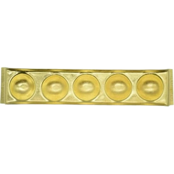 Rectangle Design Brass Ghee Diya Holder Small Decorative Gift for Pooja Room, Gold