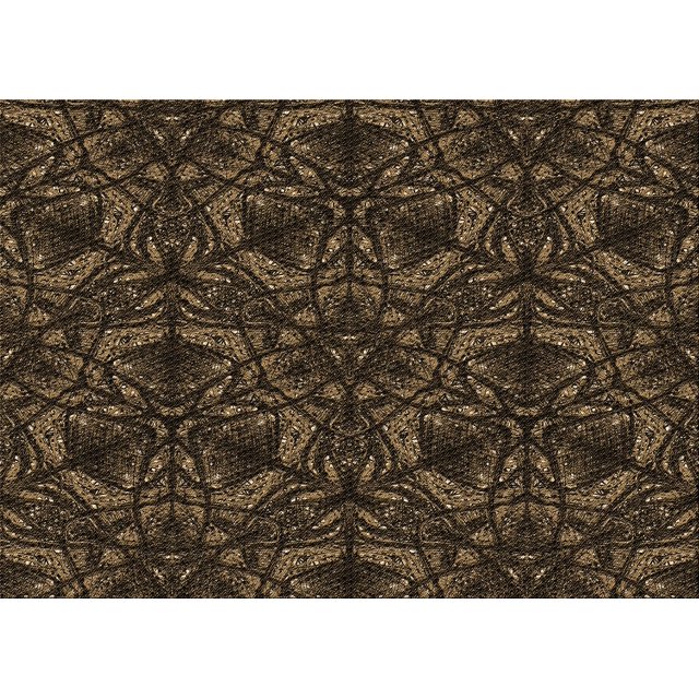 Ahgly Company Machine Washable Indoor Rectangle Transitional Brown Area Rugs, 2' x 3'