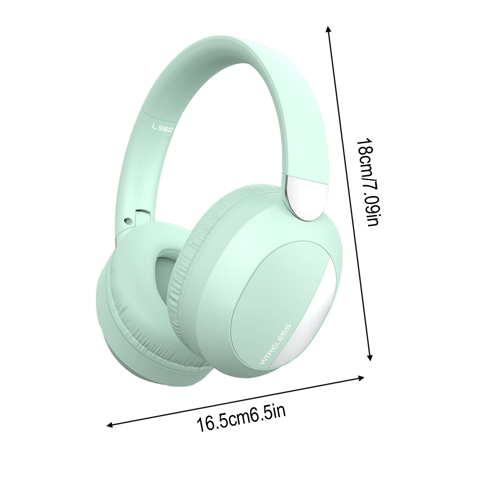 Wireless Headphones Over Ear, 70H Playtime Headphone Wireless Bluetooth 5.1,3EQ Modes & HiFi Stereo Bluetooth Headset with Deep Bass, Foldable Lightweight Headphones with Microphone for Travel/Work