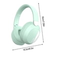 thumbnail image 3 of Hwkond Headphones Wireless Bluetooth Bluetooth Headphones Wireless Earbuds Over Ear Bluetooth Wireless Headphones Intelligent Noise Reduction HiFi Stereo Foldable Lightweight Headset With Bass, 3 of 8