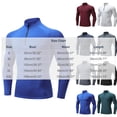 thumbnail image 4 of FAHXNVB Quarter Zip Workout Tops for Men Long Sleeve Mock Neck Shapewear Tops Breathable Athletic Running Stretch Shirts S-XXL, 4 of 4