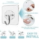 thumbnail image 5 of Gancho adhesivo transparente Autoadhesivo Gancho de pared para baño Toallero para colgar en el baño, albornoces (30 piezas), 5 of 5