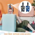 thumbnail image 2 of Luggage Tags, 2 Pack Luggage Tags for Suitcases, Silicone Suitcase Tags, 2 of 6