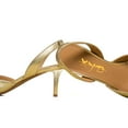 thumbnail image 4 of XYD Women Fashion Kitten Heel Slingback Ankle Strap Pumps Pointed Closed Toe Slip On Comfortable Formal Office Lady Shoes Size 12.5 Gold, 4 of 5