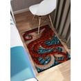 thumbnail image 6 of Colorful Rugs, Floor Rugs, Stair Rug, Animal Rug, Door Mat Rug, Blue Rugs, Corridor Rugs, Wedding Rug, Octopus Rugs, Salon Rugs, Home Decor, 2'x3' - 60x90 cm, 6 of 9