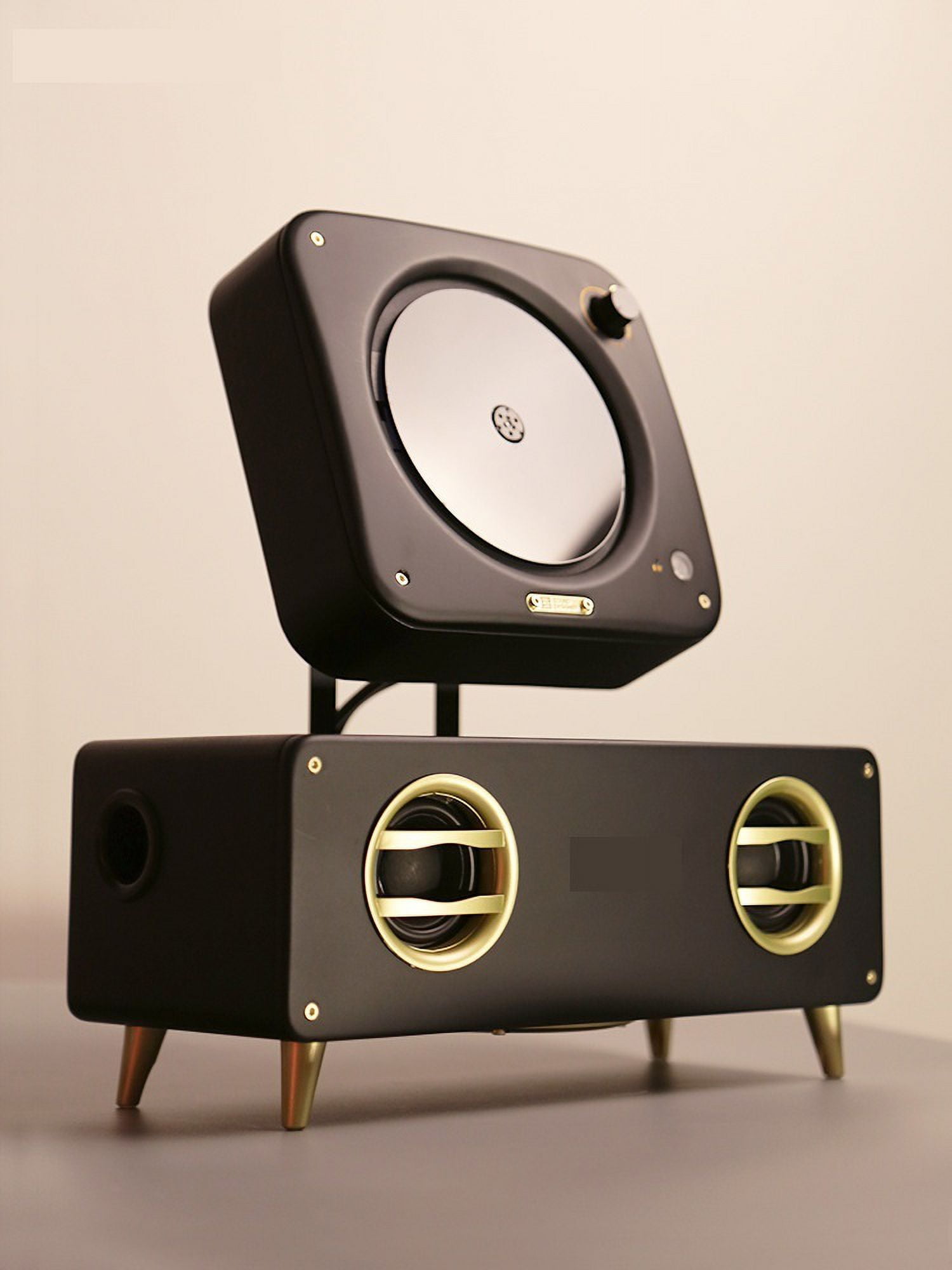 2.1-channel CD Player Desktop All-in-one Physical Album CD Retro Disc Player CD Player