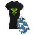 thumbnail image 1 of CafePress - A Jamaican Heart - Women's Dark Pajamas, 1 of 1