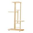 thumbnail image 1 of GoolRC 4-Tier Display Shelf Flower Pots Rack Plant Stand Potting Ladder Planter Stand Heavy Duty Storage Shelving Rack for Potted Plants, 1 of 5