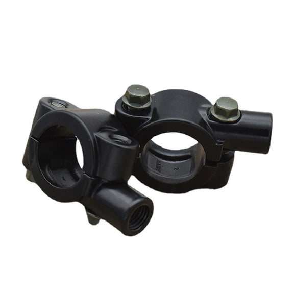 BIBABLYKE Motorcycle Handlebar Clamp Mirror Mount Base Bracket Holder Stand Multifunctional, Aluminum for Customized Viewing Angle