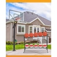 thumbnail image 7 of Tilt Basketball Rack Ball Storage Holder - Tilt Basketball Shooting Training Rack, Garage Sports Equipment Organizer, Outdoor and Indoor Rolling Balls Cart with Wheels, 7 of 7