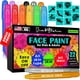 thumbnail image 1 of Kit de pintura facial Jim&Gloria a base de agua con plantillas de 12 colores, 1 of 6