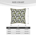 thumbnail image 4 of KLL Soccer and Football Decorative Throw Pillow Covers Velvet Soft for Couch Sofa Bedroom Living Room Outdoor - 18"x18", 4 of 8