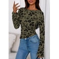 thumbnail image 3 of Camisa PRETTYGARDEN 2025 Floral de Malla Manga Larga XL, 3 of 8