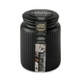 thumbnail image 3 of Thyme & Table Small (580mL) Ceramic Ribbed Kitchen Organization Jar, Black, 3 of 7