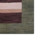 thumbnail image 5 of Rugsotic Carpets Hand Knotted Wool Area Rug 3'x10' Green Brown Contemporary Runner Indoor Rug for Living Room, Bedroom Antimicrobial L00904, 5 of 5
