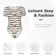 thumbnail image 4 of Easygdp Cochon et Melon D\'eau pour Maillot de Bain une Pièce pour Femmes Maillot de Bain Ajusté Col Rond Justaucorps Maillot de Bain Athlétique avec Boucle Dissimulée-TG, 4 of 7
