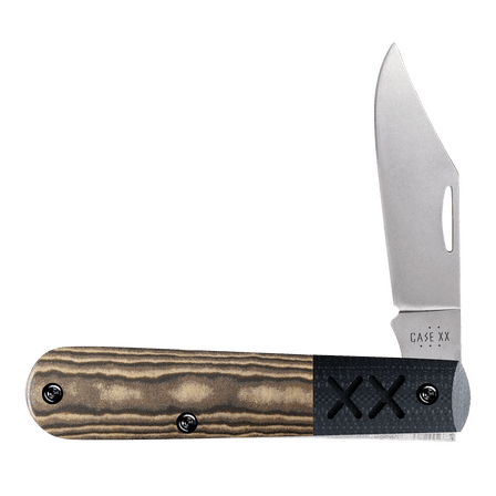 Case XX Knives Barlow XR Crossroads Woodgrain Richlite S35VN Steel Pocket Knife