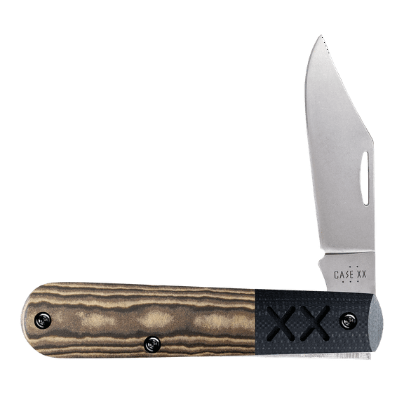 Case XX Knives Barlow XR Crossroads Woodgrain Richlite S35VN Steel Pocket Knife