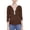 501_Brown, variant on Sweet Home Farm 3/4 Sleeve T Shirts for Women Summer Tops Cute V Neck Length Blouses Dressy Loose Fit Tunics Graphic Tees Womens T Shirts Black