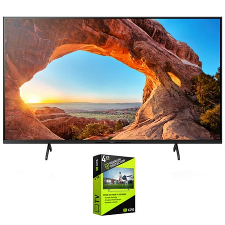 Sony KD65X85J 65 inch X85J 4K Ultra HD LED Smart TV 2021 Model Bundle with Premium 4 Year Extended Protection Plan