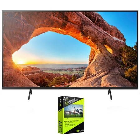 Sony KD65X85J 65 inch X85J 4K Ultra HD LED Smart TV 2021 Model Bundle with Premium 4 Year Protection Plan