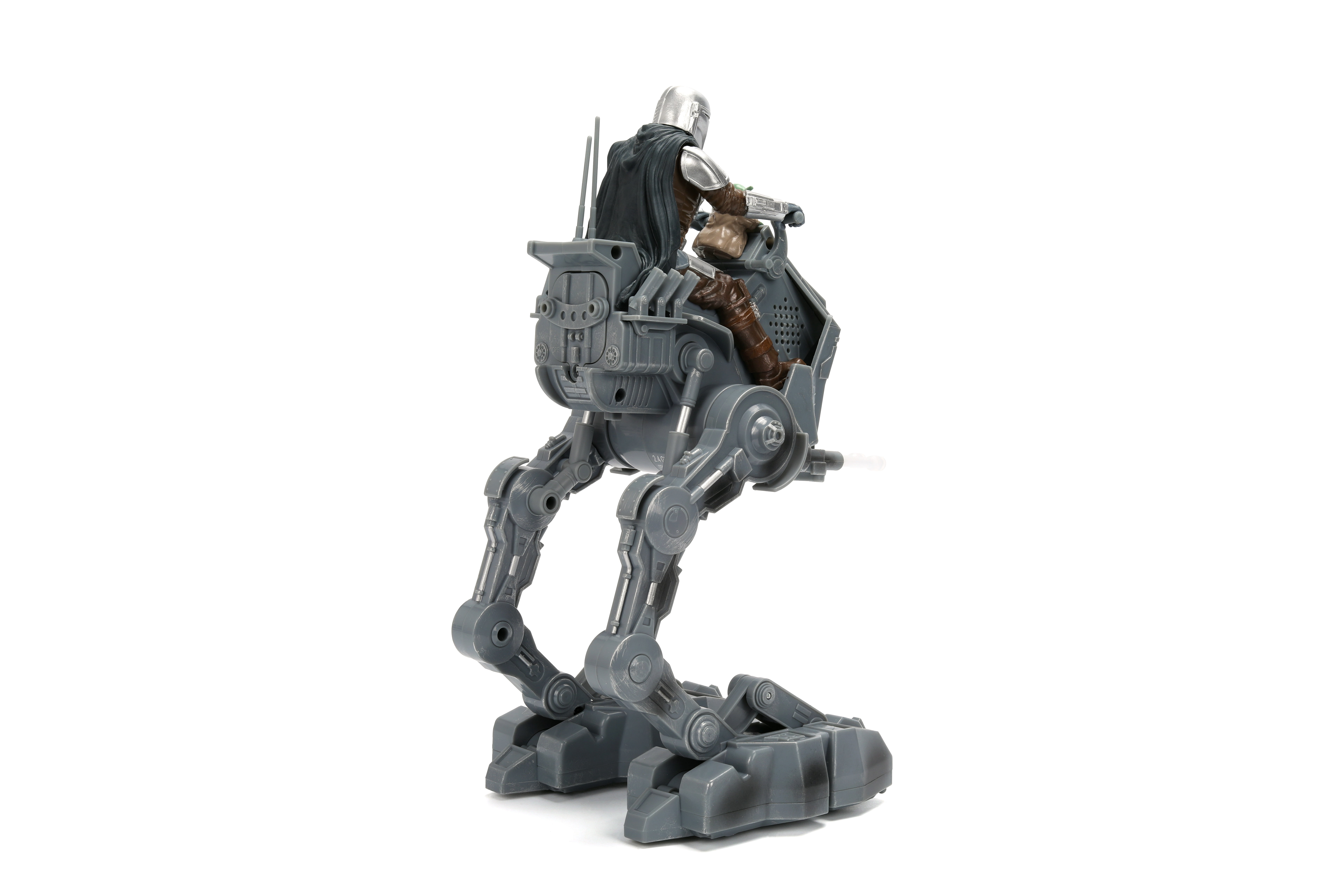 Marcheur AT-RT télécommandé Star Wars Imperial Remnant avec Mandalorien et Grogu, jouet de 33 cm avec sons et lumières, par Jada Toys
