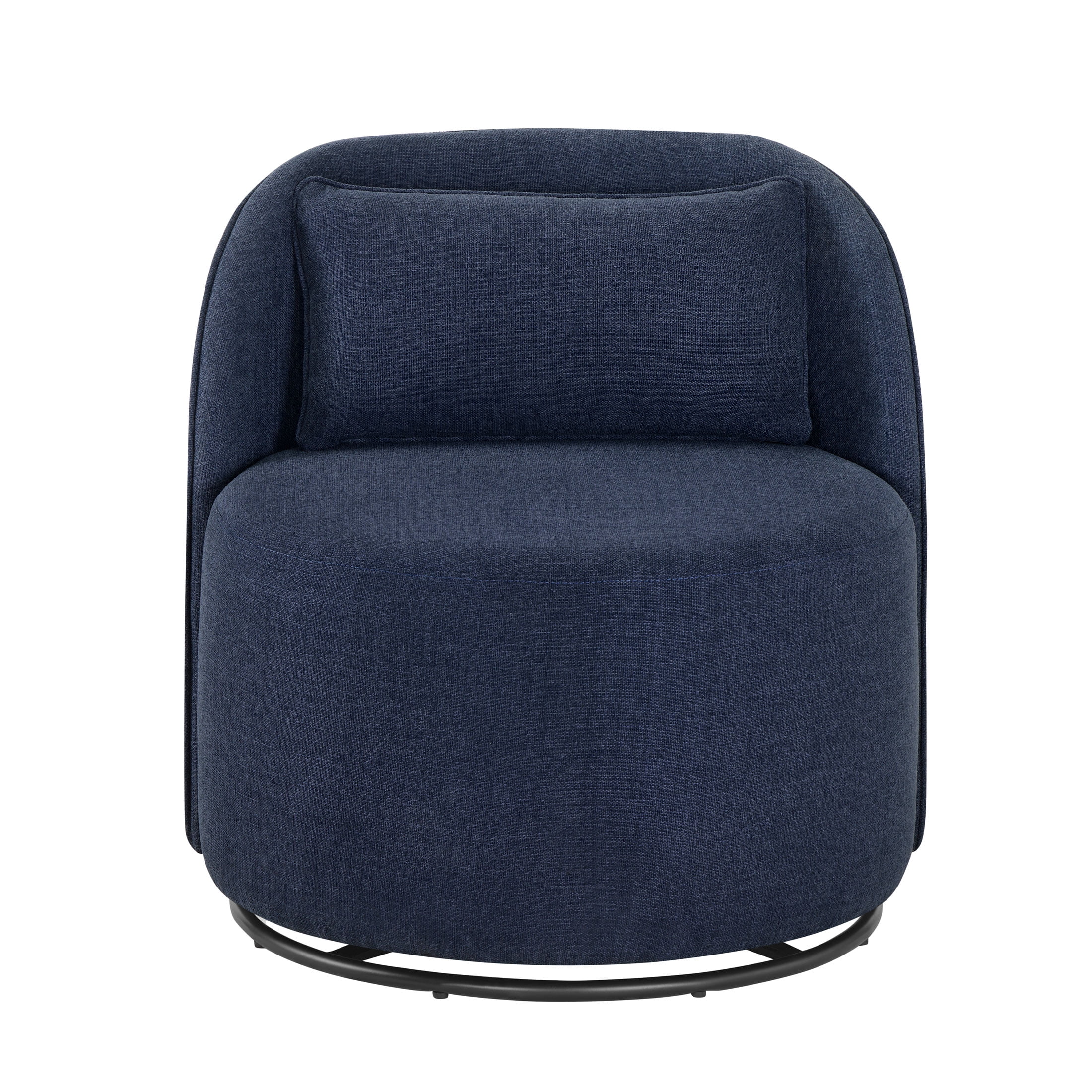 Better Homes & Gardens Juliet Modern Arch Swivel Accent Chair, Navy