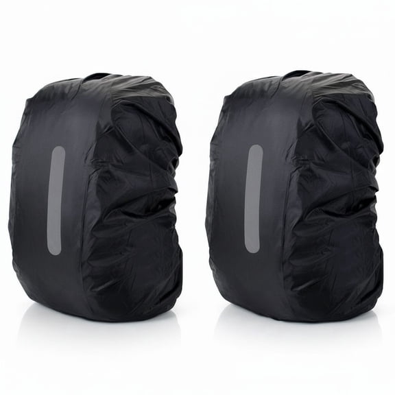 2 Pack Waterproof Rain Cover for Backpack,Backpack Rain Cover with Reflective Strip,Rucksack Rain Cover for Bicycling/Hiking/Anti-Dust/Anti-Theft/Camping/Traveling/Outdoor Activities