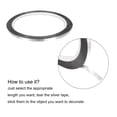 thumbnail image 4 of Unique Bargains Silver Tone Metalized Tape 1/8 Inch x 55 Yards Decor Tape 6 Pack, 4 of 6