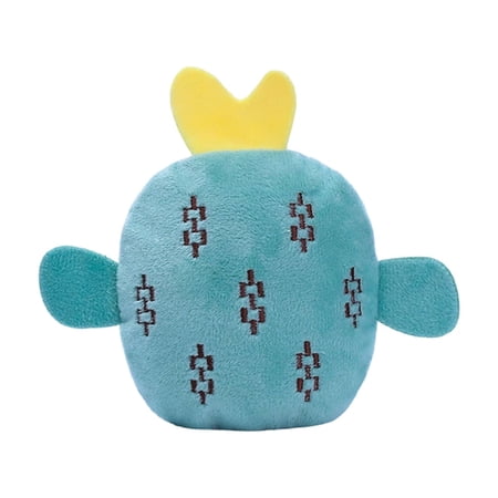 Moonsky Plush Squeaky Fruit Toy for Cats and Dogs with Built-in BB Sound and Catnip for Interactive Fun