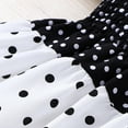 thumbnail image 3 of Baby Girl Polka Dot Dress Sleeveless Strap Elastic Tutu One Piece Dress Summer Outfits Dress White 3-6 Months, 3 of 8
