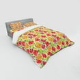 thumbnail image 3 of Ambesonne Rose Bedding Set 3 Pcs, Colorful Petals and Leaves, Twin XL, Multicolor, 3 of 3