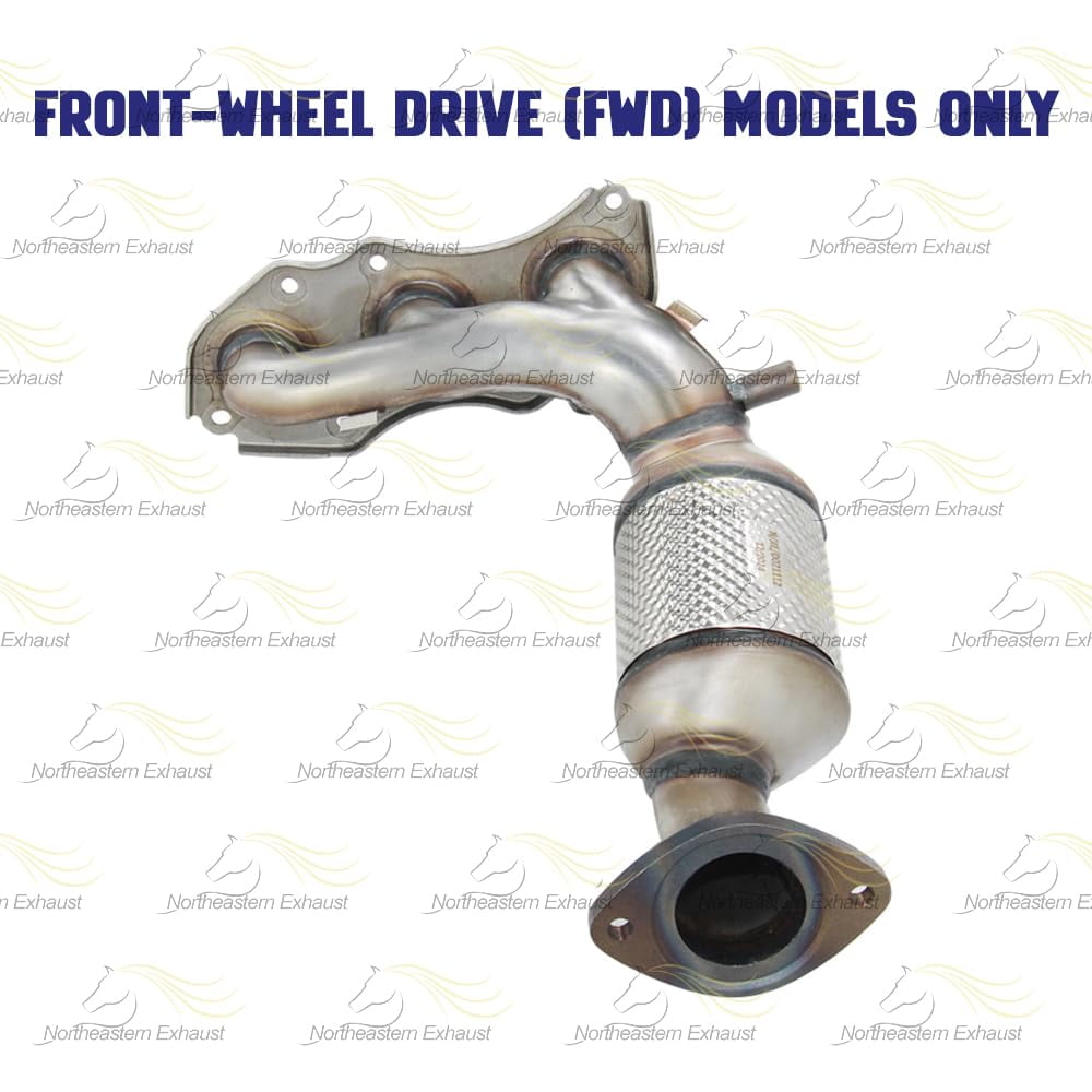 Northeastern Exhaust | EPA-Approved Passenger Side Manifold Integrated Catalytic Converter Fits 2011–2016 Toyota Sienna 3.5L Minivan – Direct Fit | Free Gaskets, Bolts & Nuts Included