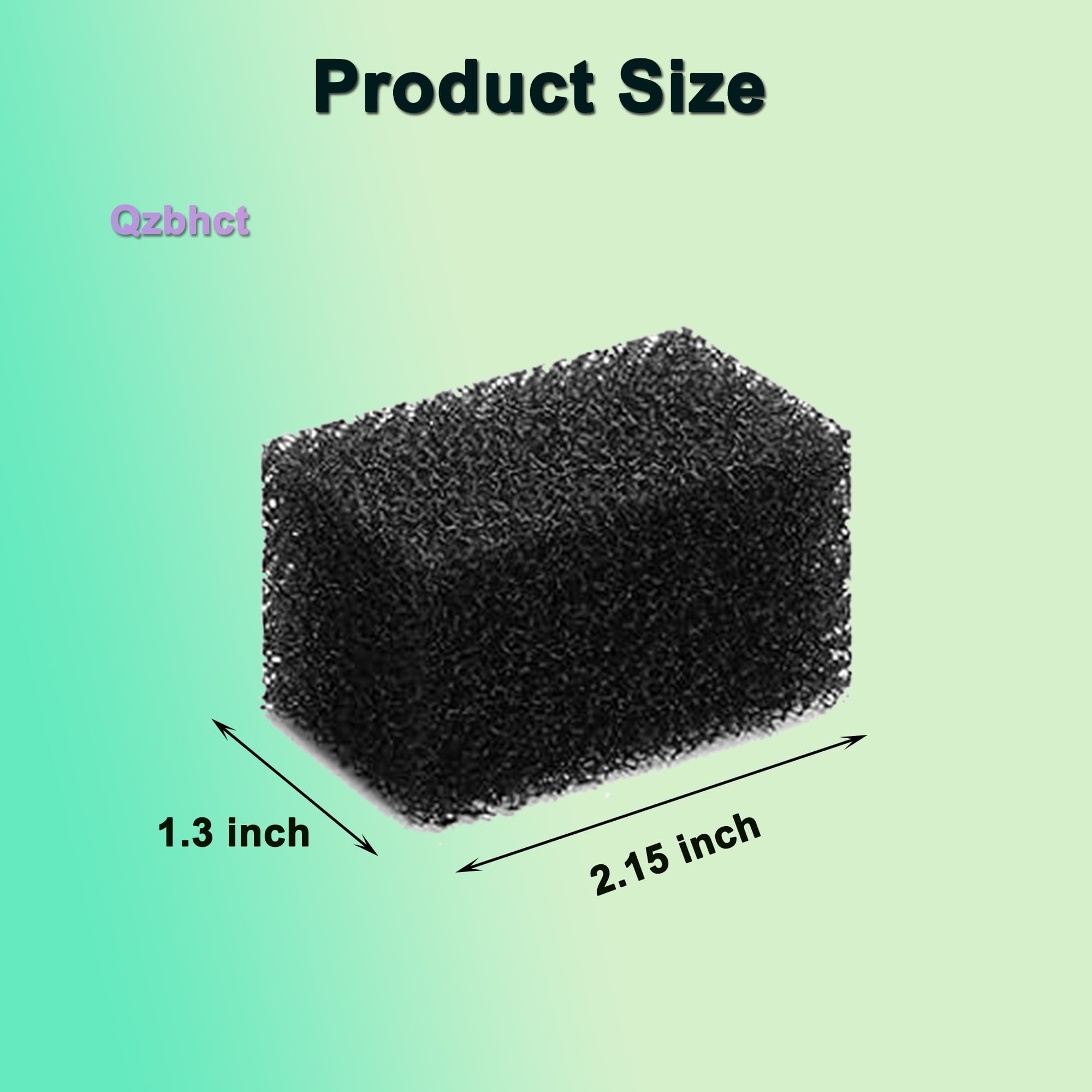 Qzbhct Pet Replacement Sponge Filters Replacement Pre Filter Sponges for 84oz/ 2.5L Pet Water Fountain Cat Water Foam Filter Dog Drinking Water Sponge Foam Filters for Pet Dog Cat Fountain (22)