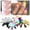 Silver, variant on Deals! Gspmoly Nail Art Stencils, Nail Art Plastic Model Steel Model Crystal Nail Making Template Nail Design Templates