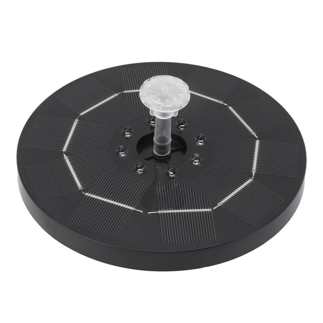 Solar Bird Bath Fountain,Round Solar Powered Fountain Solar Floating Fountain Solar Water Fountain Breakthrough Technology