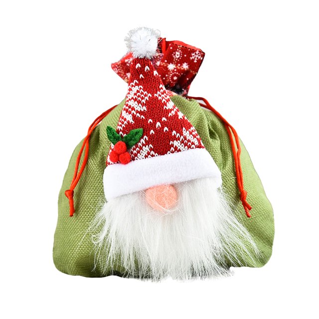Bolso de muñeca sin rostro de Navidad bolsa de Navidad creativa bolsa de dulces bolsa de regalo de Navidad material: lino ANGGREK Otros