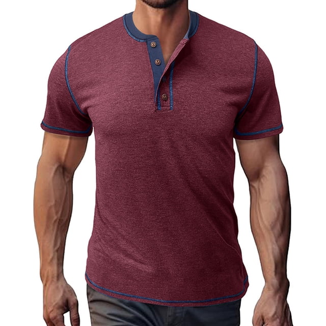 pstuiky camisetas de hombre, Camiseta de manga corta con cuello en V para hombre, informal, holgada y ventilada camisas casuales para hombre s