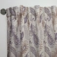 thumbnail image 3 of Designart 'Different Feather Pattern' Southwestern Curtain Panel, 3 of 5