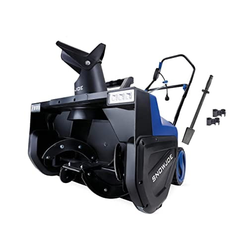 Snow Joe SJ627E 22-Inch 15-Amp Electric Snow Thrower with Dual LED Lights, 180° Adjustable Chute, Full-Steel Auger, Clean-out Tool, Maintenance-Free
