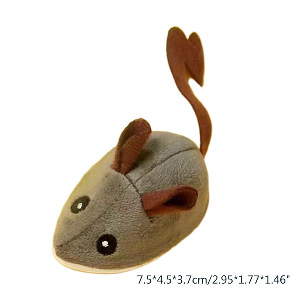 Leather mouse store cat toy