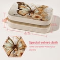 thumbnail image 5 of Butterfly Velvet Portable Travel Organizer with Removable Compartment – Gift Idea, Jewelry Organizer, Storage Box, and Bracelet Holder, 5 of 7