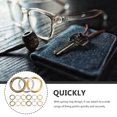 thumbnail image 4 of 15Pcs Round Spring Rings Keychain Rings DIY Bag Spring Rings Key Chain DIY Rings Spring DIY Rings, 4 of 6